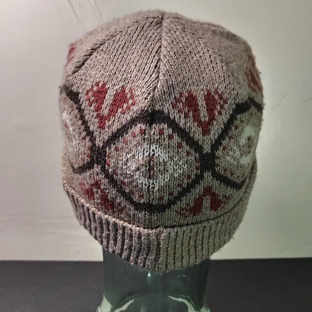 Carhartt Womens Springvale Beanie Hat Cap Desert Heather Knit Cuff Fair‎ Isle